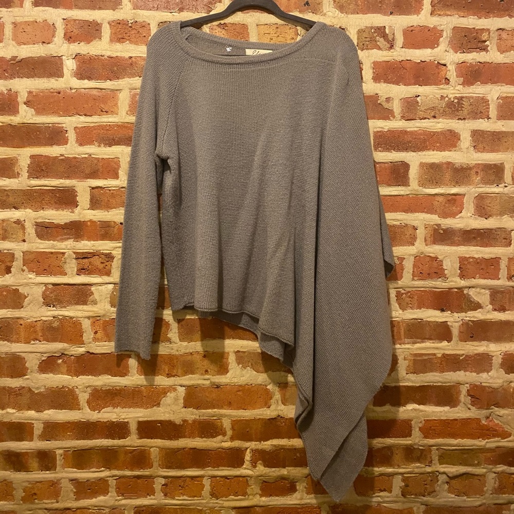 Elan one sleeve poncho sweater